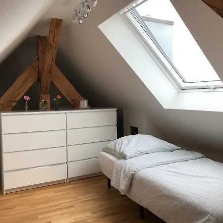 아파트 Schoene Altbauwohnung Mit Grosser Dachterrasse Fuer Bis Zu 8 Personen *